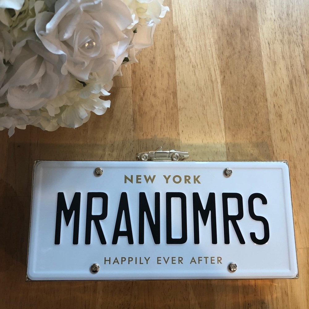 Mr & Mrs Hardcase Clutch w/strap